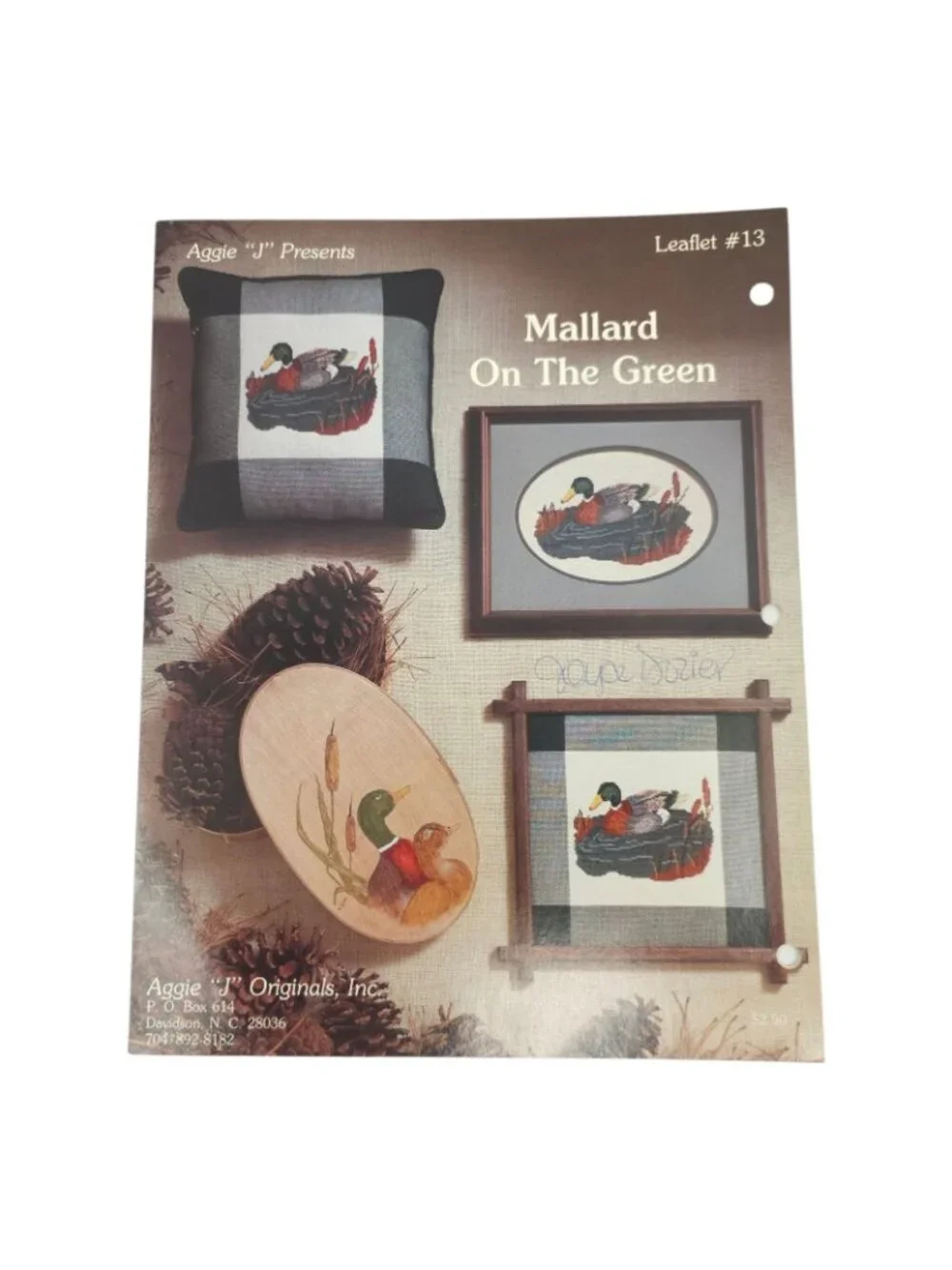 Cross Stitch Needlepoint Wildlife Mallard Lot of 5 Vintage Pattern Booklets DIY